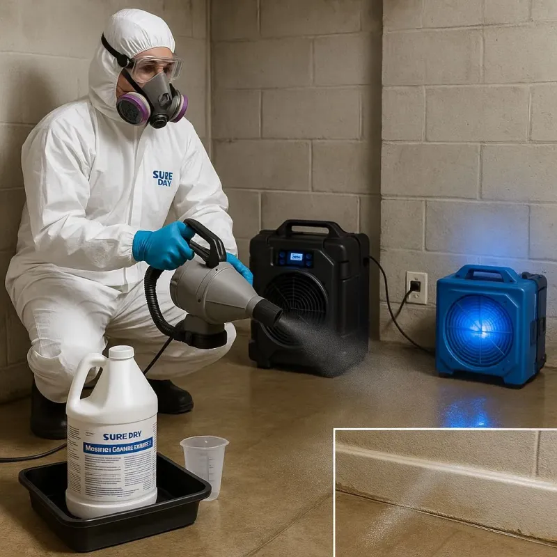 Sanitization and Odor Removal process in Lambertville, MI